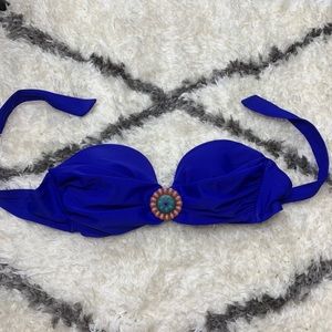 Dark Blue Bikini Top